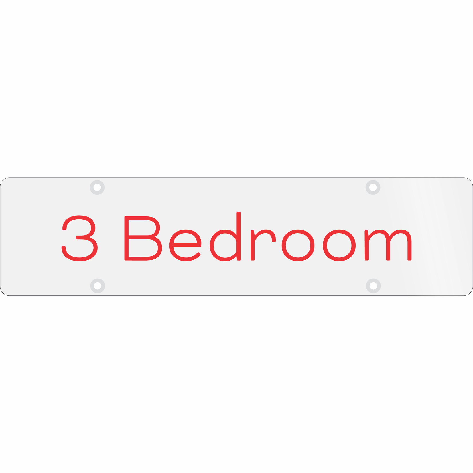 24" x 6" - 3 Bedroom