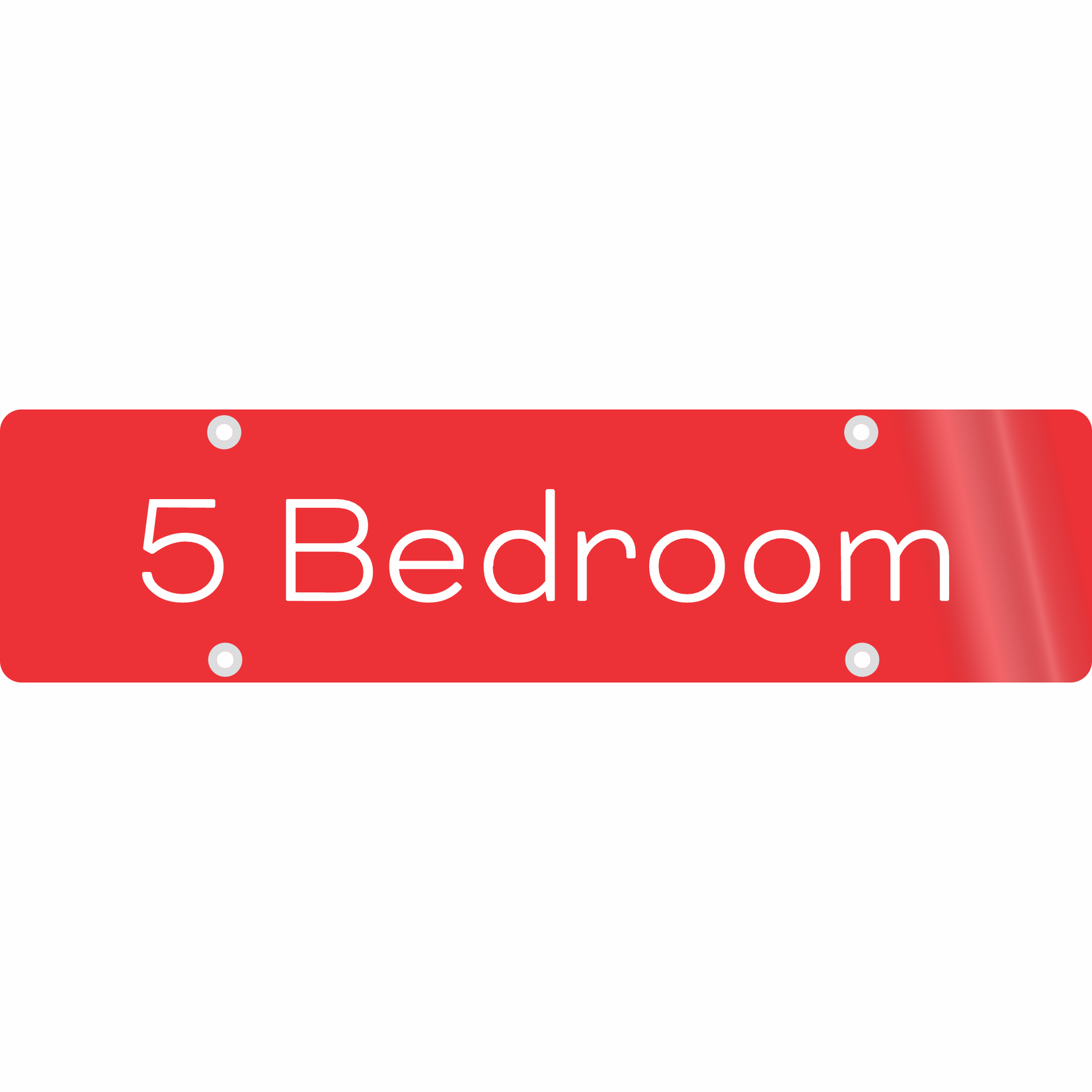 24" x 6" - 5 Bedroom