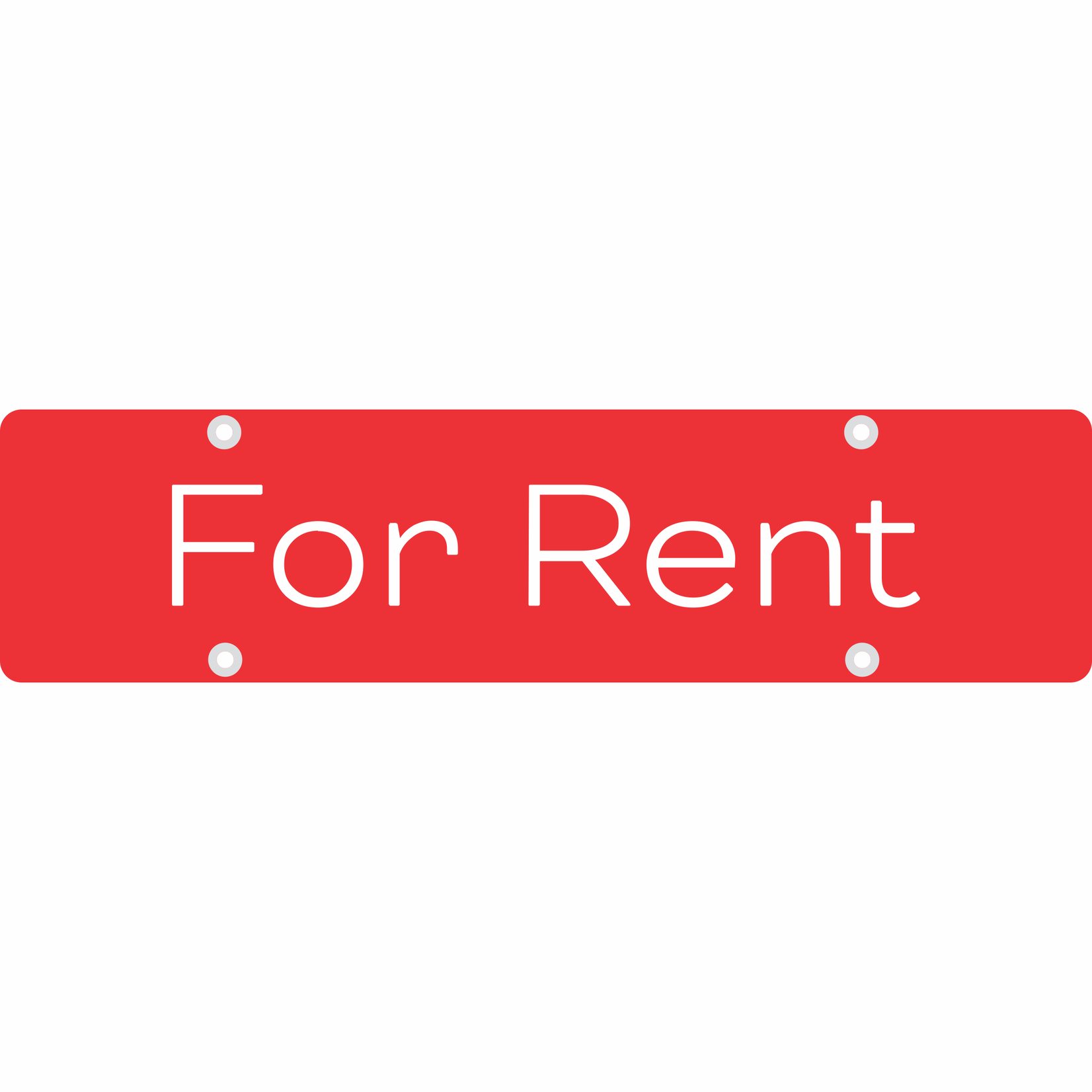 24" x 6" - For Rent