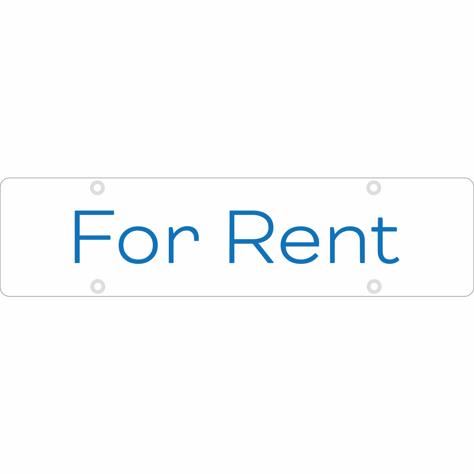 24" x 6" - For Rent