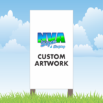 Vertical Commercial Large Format Sign