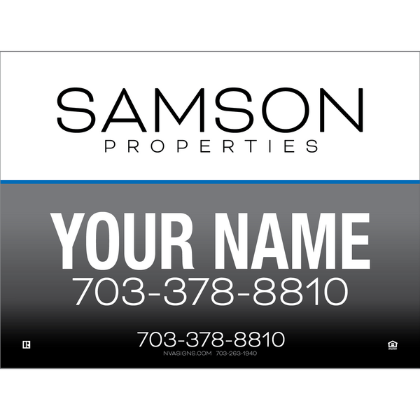Samson Properties Custom Listing Signs - 18