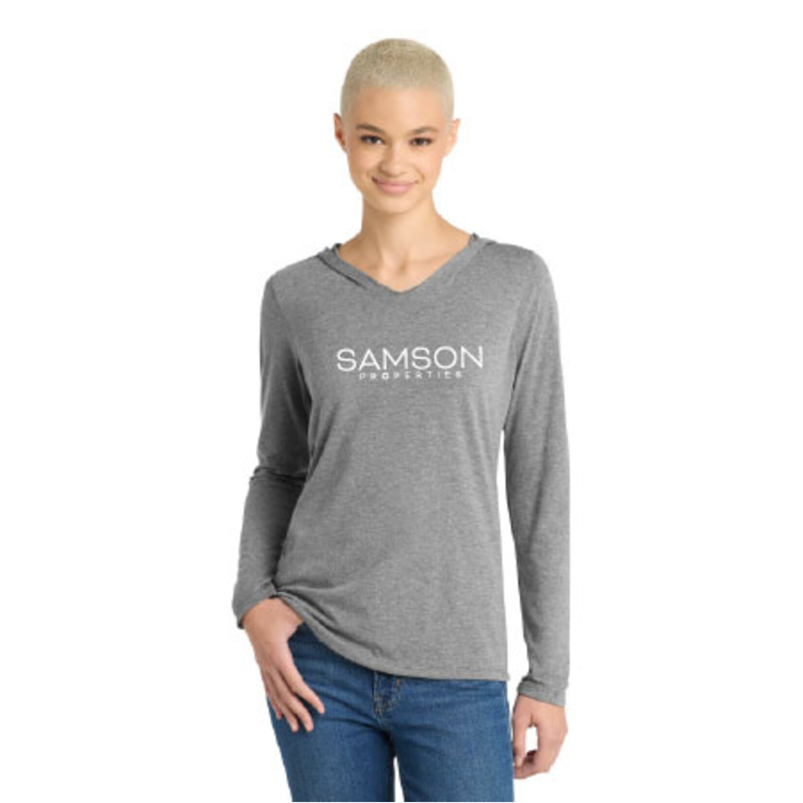 District DM139L - District ® Women’s Perfect Tri ® Long Sleeve Hoodie