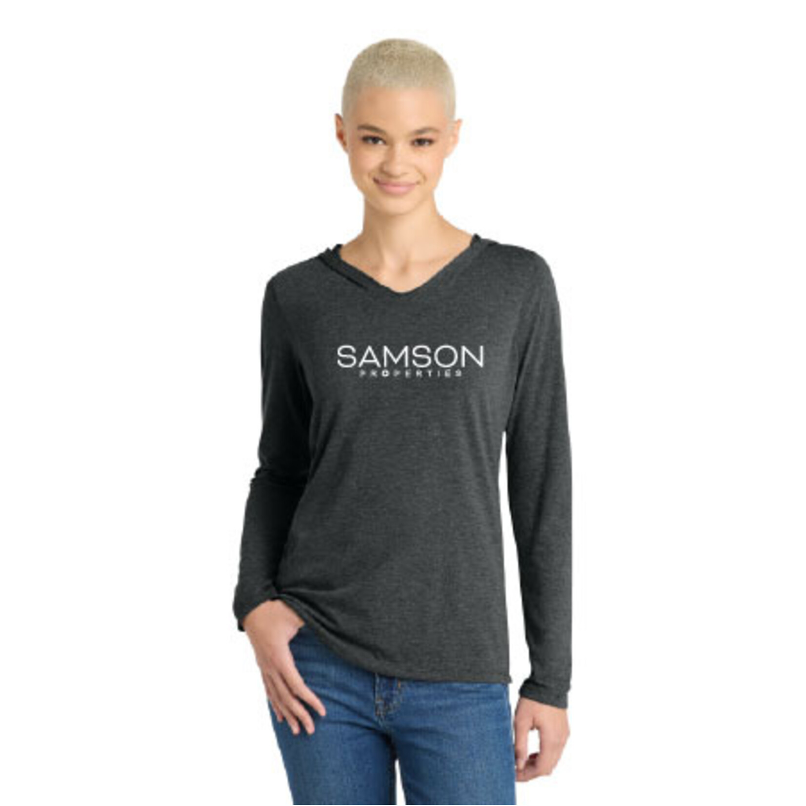 District DM139L - District ® Women’s Perfect Tri ® Long Sleeve Hoodie