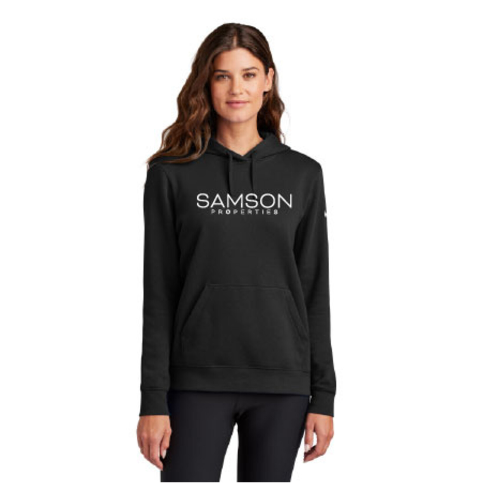 NKFD9889 - Nike Women's Club Fleece Sleeve Swoosh Pullover Hoodie