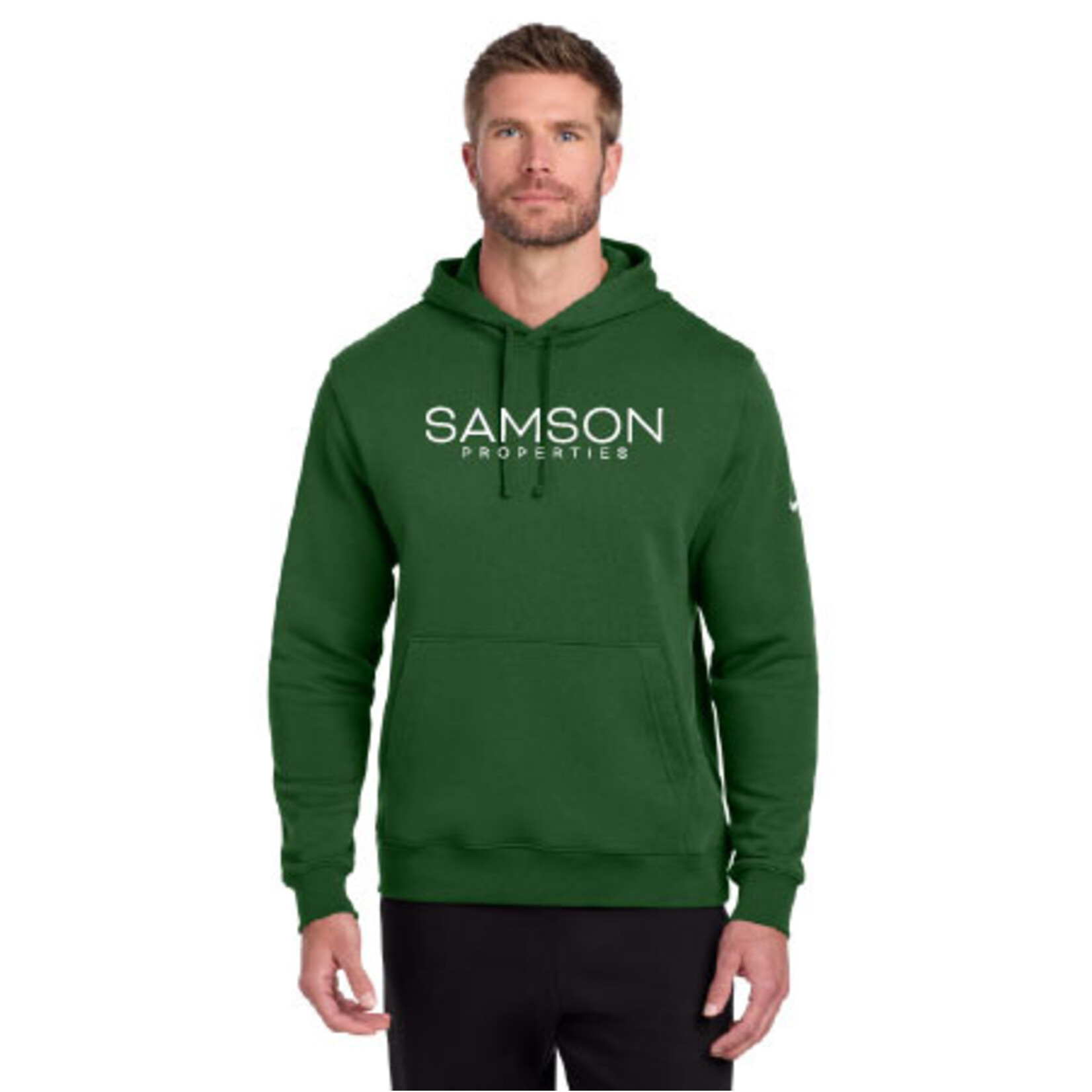 NKDR1499 - Nike Club Fleece Sleeve Swoosh Pullover Hoodie