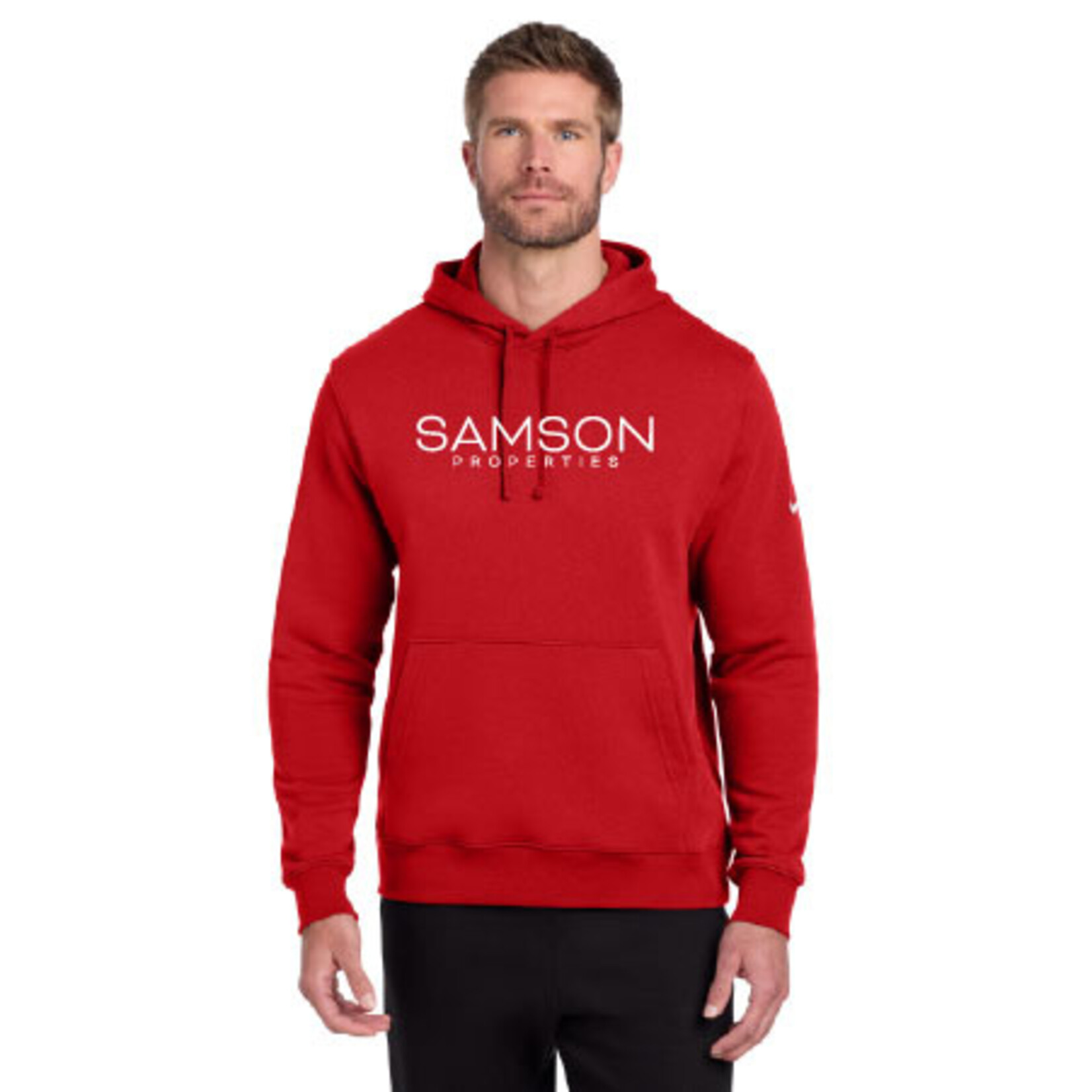 NKDR1499 - Nike Club Fleece Sleeve Swoosh Pullover Hoodie