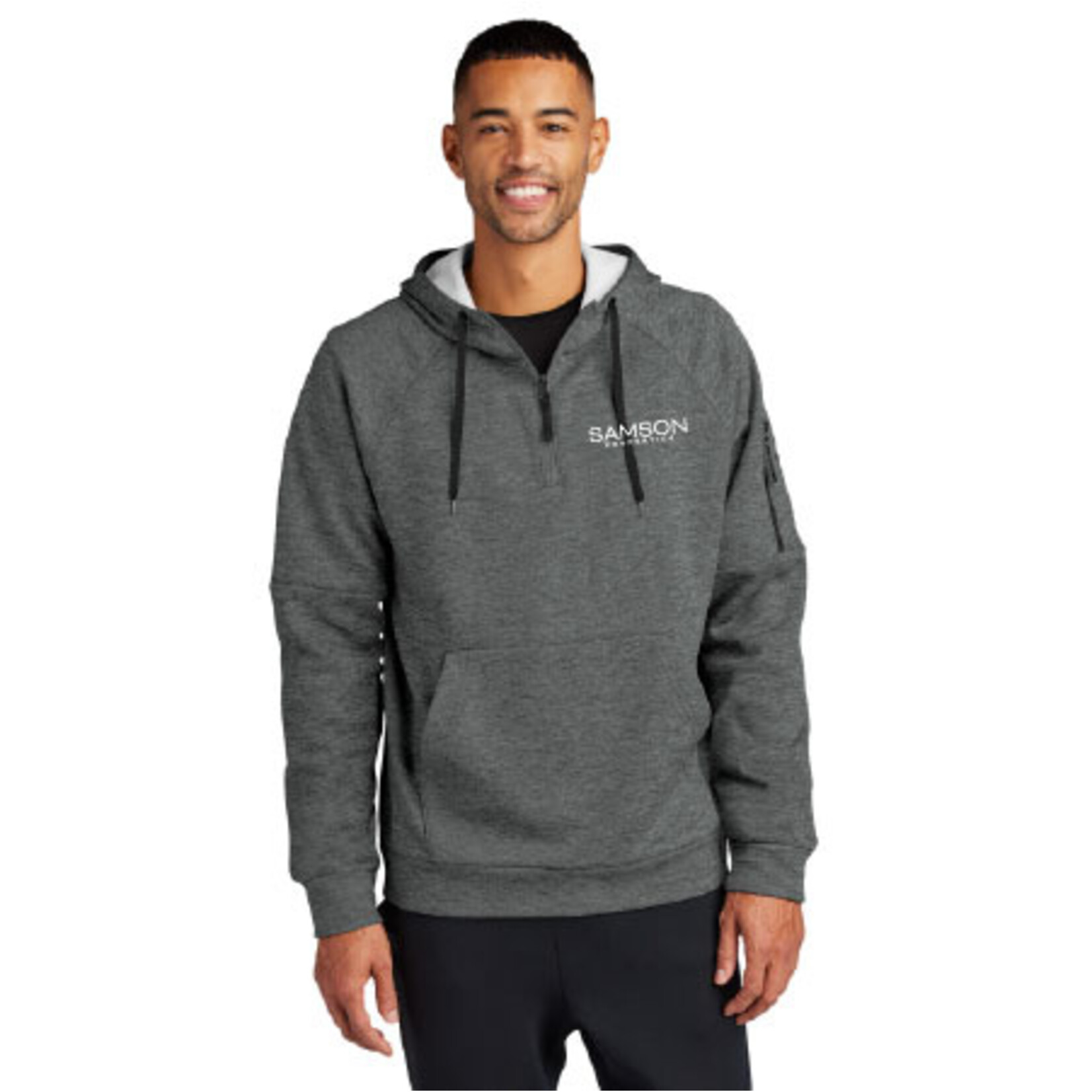Nike NKFD9742 - Nike Therma-FIT Pocket 1/4-Zip Fleece Hoodie