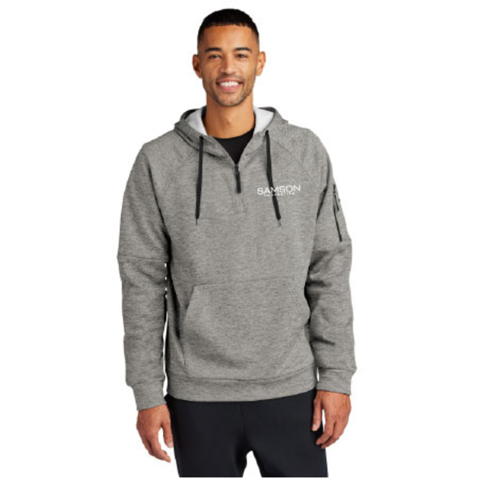 Nike NKFD9742 - Nike Therma-FIT Pocket 1/4-Zip Fleece Hoodie