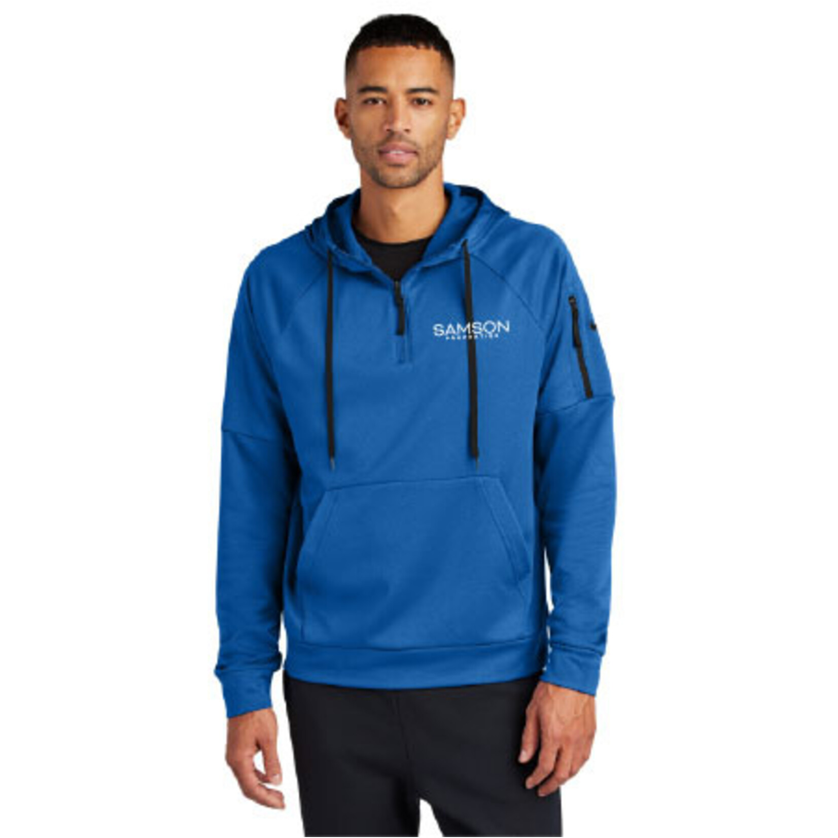 Nike NKFD9742 - Nike Therma-FIT Pocket 1/4-Zip Fleece Hoodie