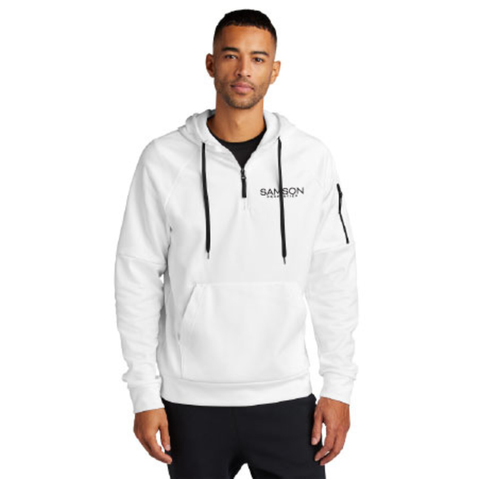 Nike NKFD9742 - Nike Therma-FIT Pocket 1/4-Zip Fleece Hoodie