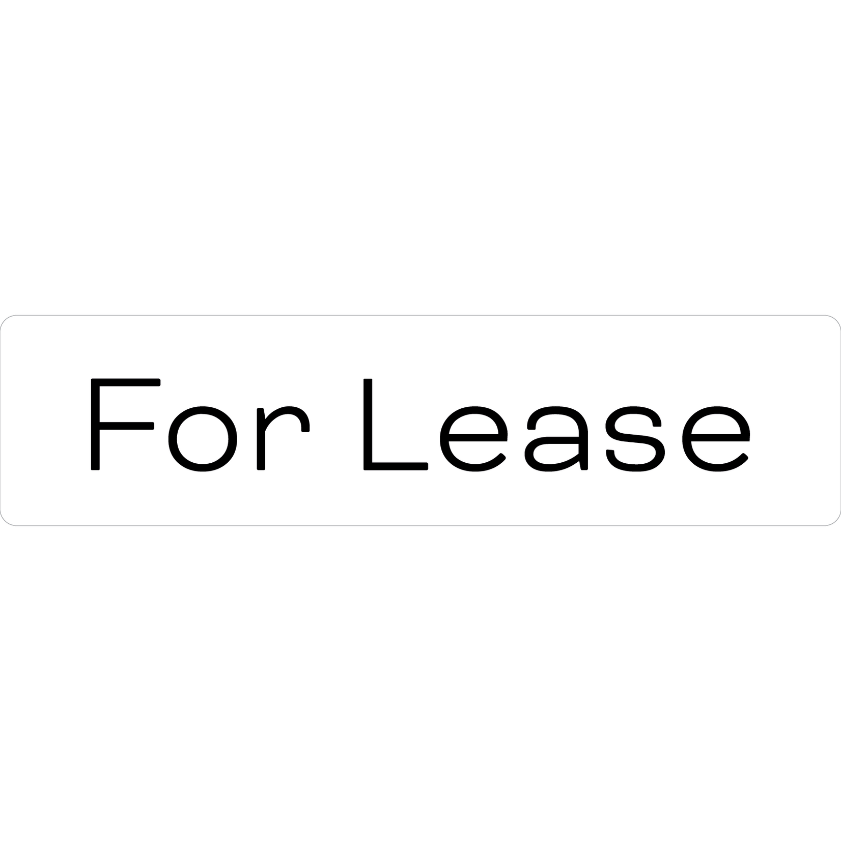 For Lease Rider