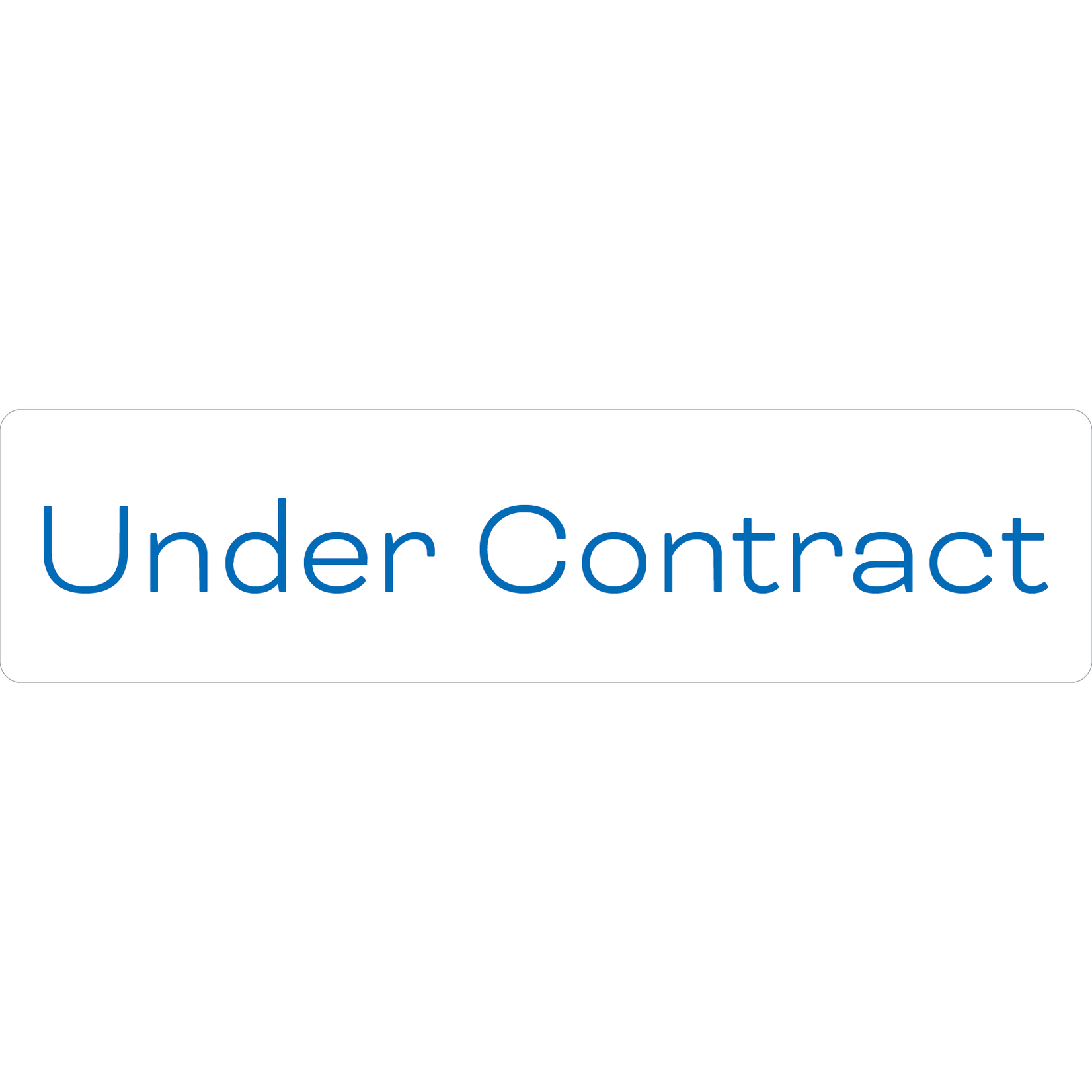 Under Contract Rider
