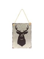 Western Moments Galvanized Deer Silhouette Wall Decor