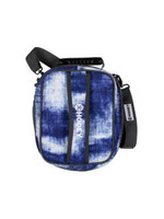 Hooey Hooey Lunch box Whit/Blue Tie Dye Print Hard Cover with Strap