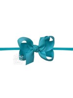 beyond creations Beyond Creations pantyhose headband med bow turquoise one size