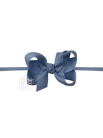 beyond creations Beyond Creations pantyhose headband med bow smoke blue one size