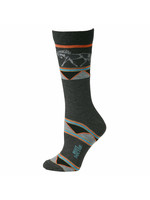 Boot Doctor Boot Doctor grey crew socks with horses