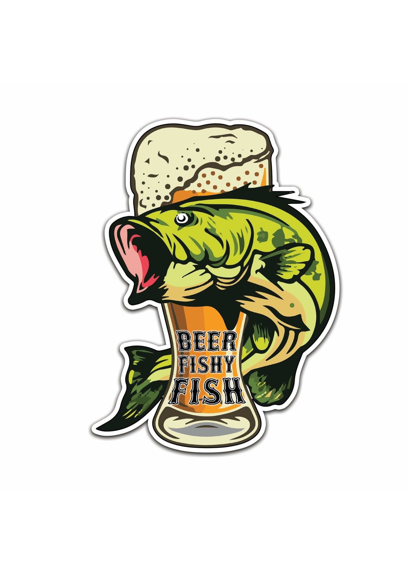 TORCHED Torched Alcohol Sticker FISHY