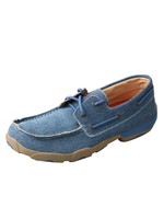Twisted X Twisted X Men's Denim Canvas Boat Shoe Driving Moc