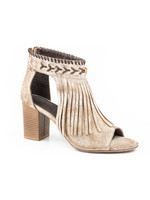 Roper Bettina Vintage Beige Suede w/ Fringe