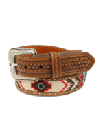 Ariat Bright Fabric Embossed Tabs Multicolor Belt A1033297
