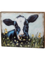 Primitives by Kathy Box Sign Cow