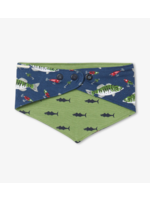 Little Blue House Little Blue House Gone Fishing Reversible Dog Bandana