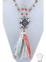 Arkansas Aztec Tassel Necklace