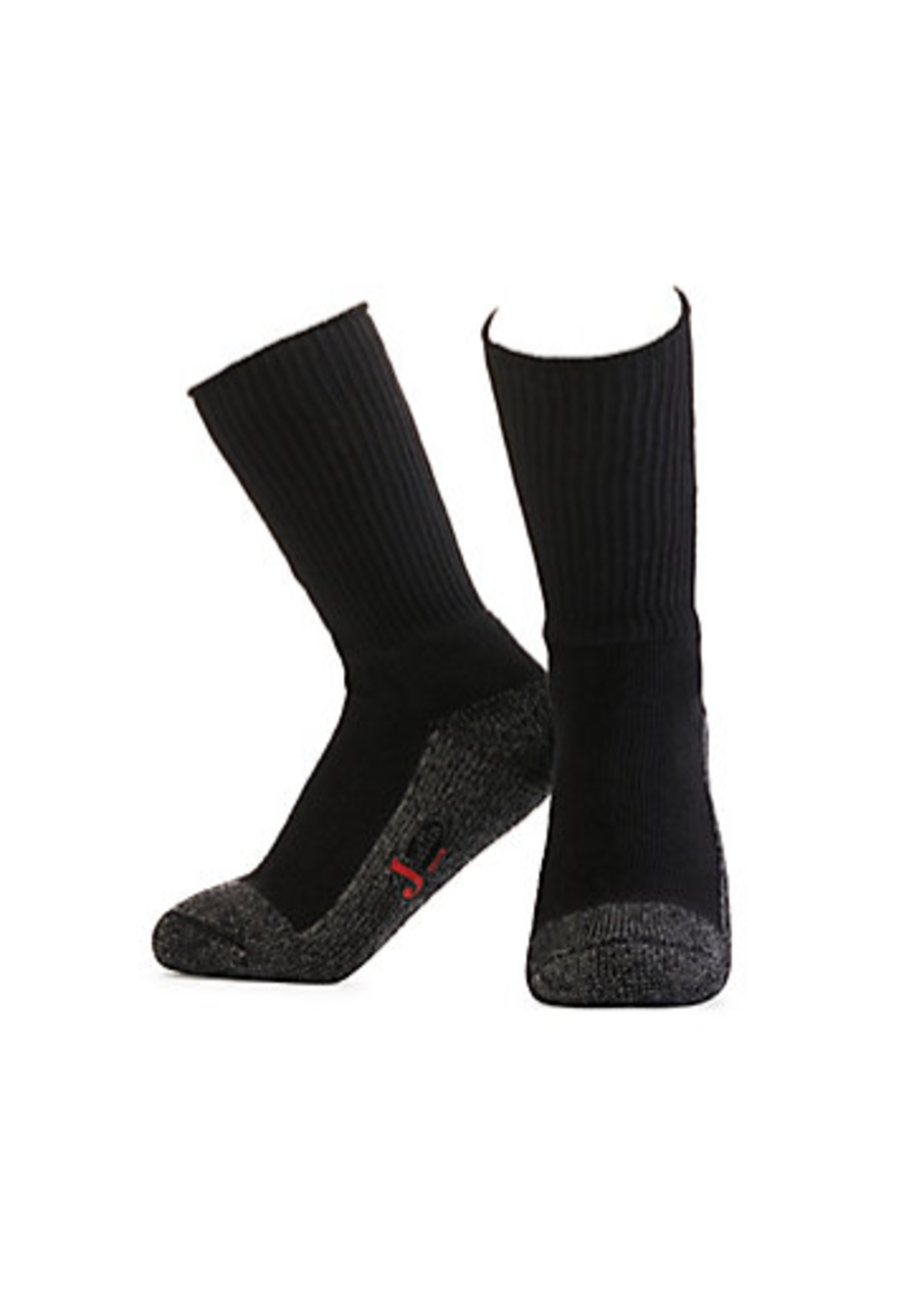 Justin Justin Acrylic Steel Toe Sock 2 Pack Black