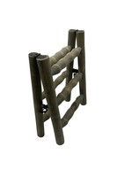 Wilco home Tea Towel Folding A-Frame 6-Rung Mango Wood Ladder
