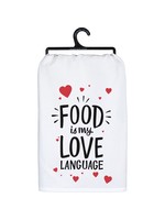 Food Is My Love Language Tea Towel