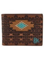 Red Dirt Hat Co Bifold Wallet Laced Southwest Medallion