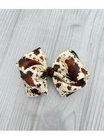 Clover Cottage Cowhide Hair Bow