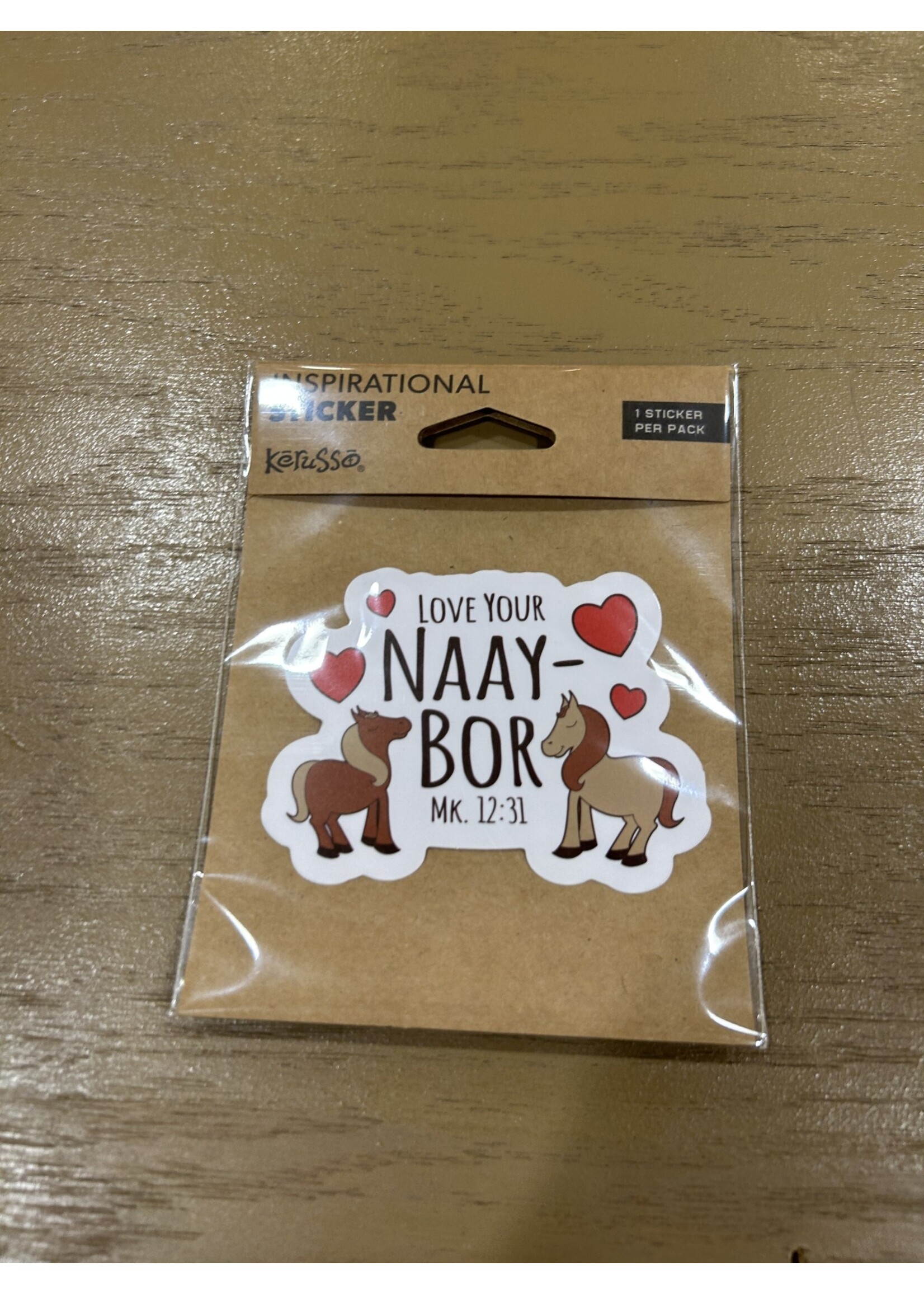 Kerusso Love Your Naay Bor Sticker