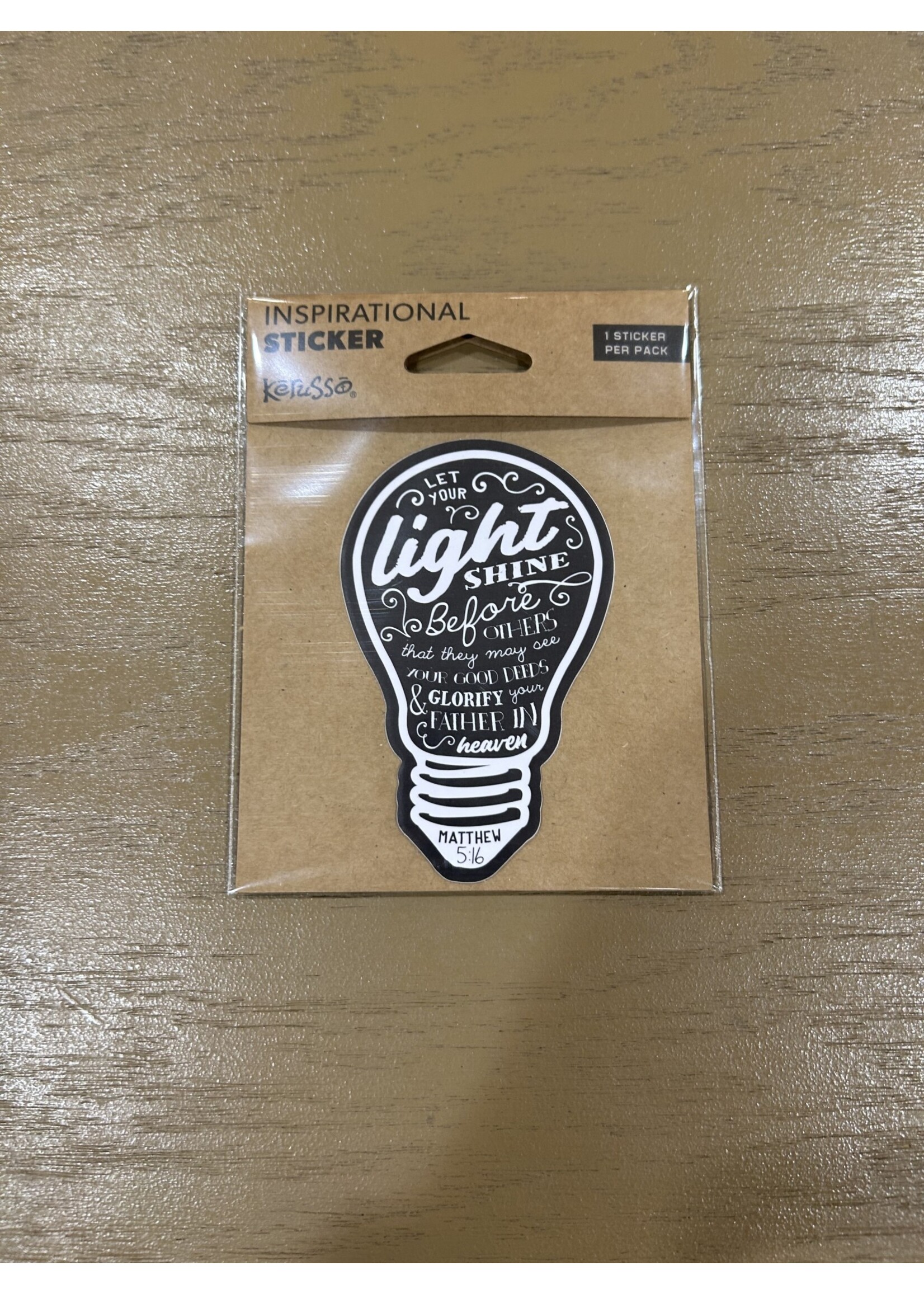 Kerusso Lightbulb Sticker
