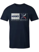 Hooey "Match" Navy Heather Crew Neck T-shirt