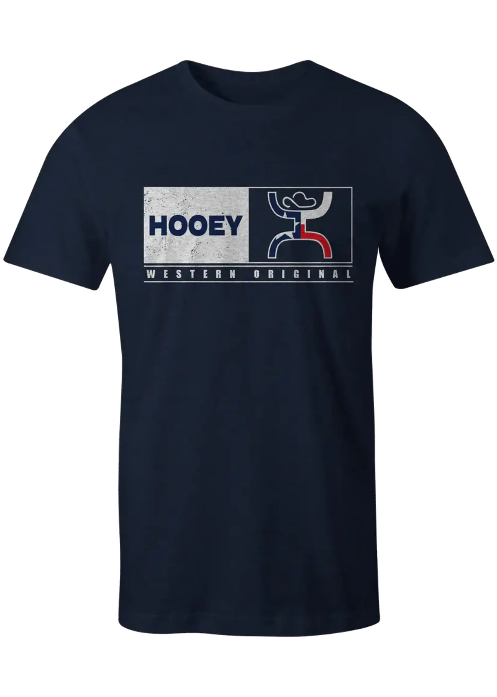 Hooey "Match" Navy Heather Crew Neck T-shirt