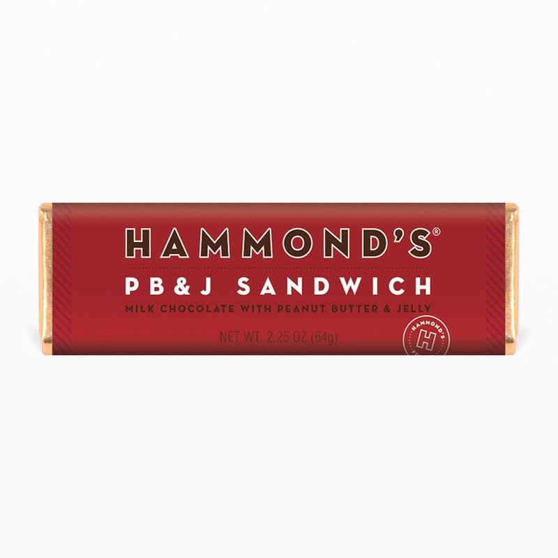 Hammonds Bar PB&J Sandwich Milk Chocolate