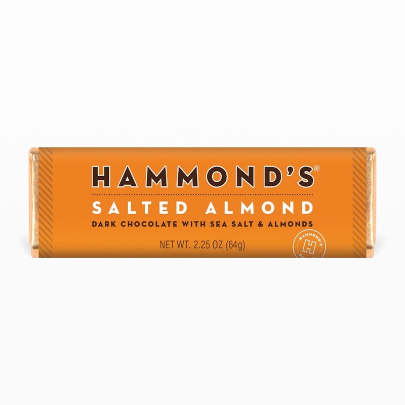 Hammonds Bar Salted Almond Dark Chocolate