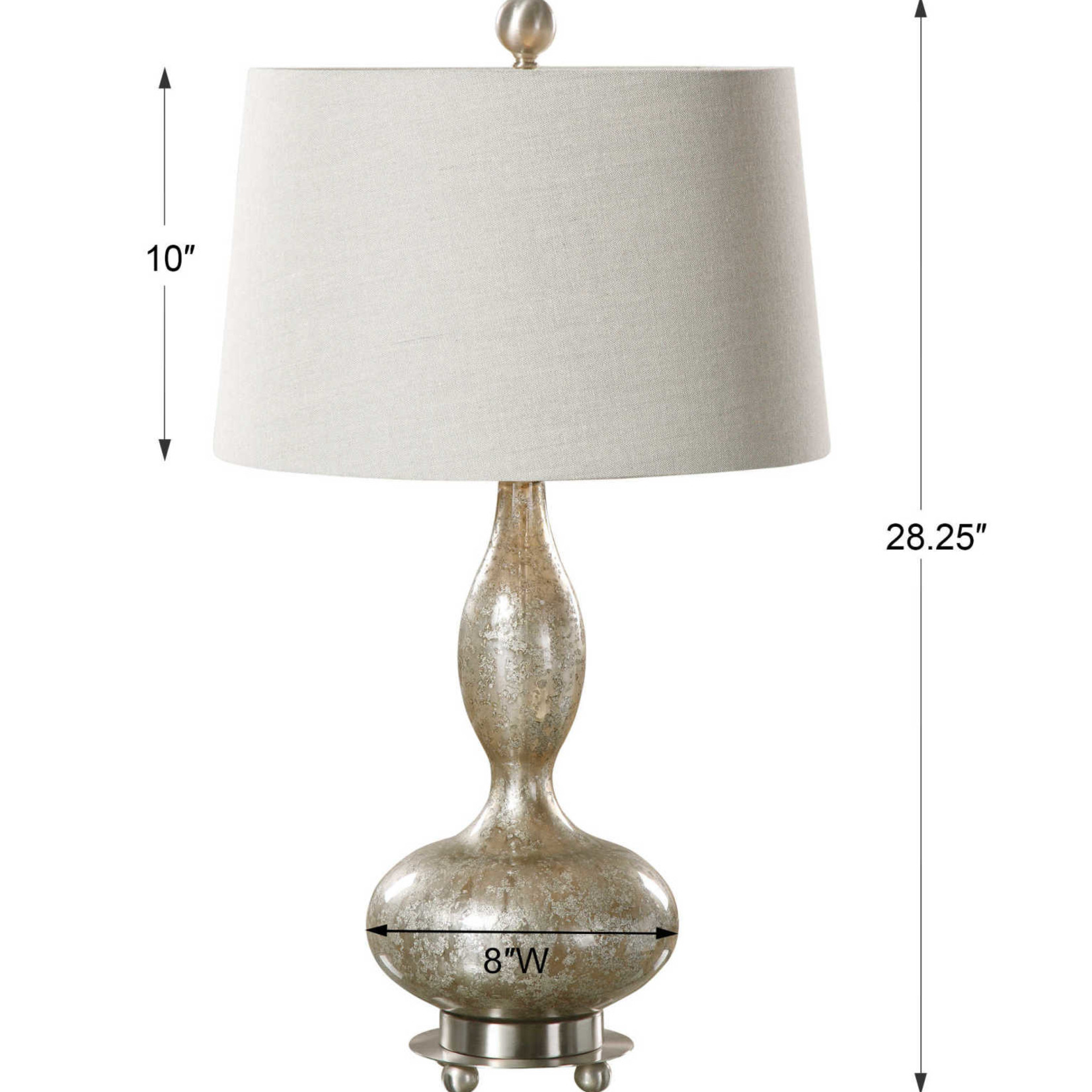 Vercana Mercury Glass Table Lamp