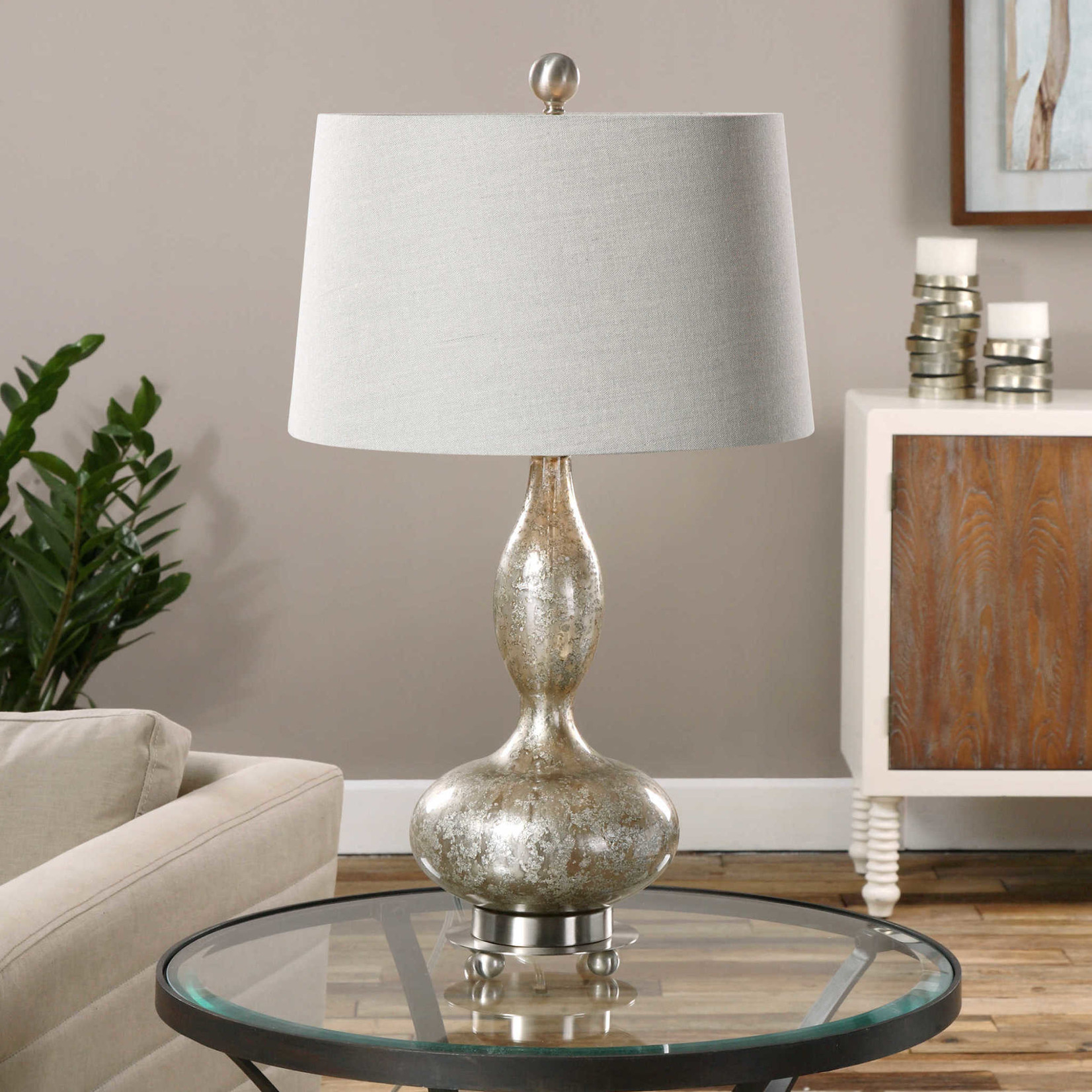 Vercana Mercury Glass Table Lamp