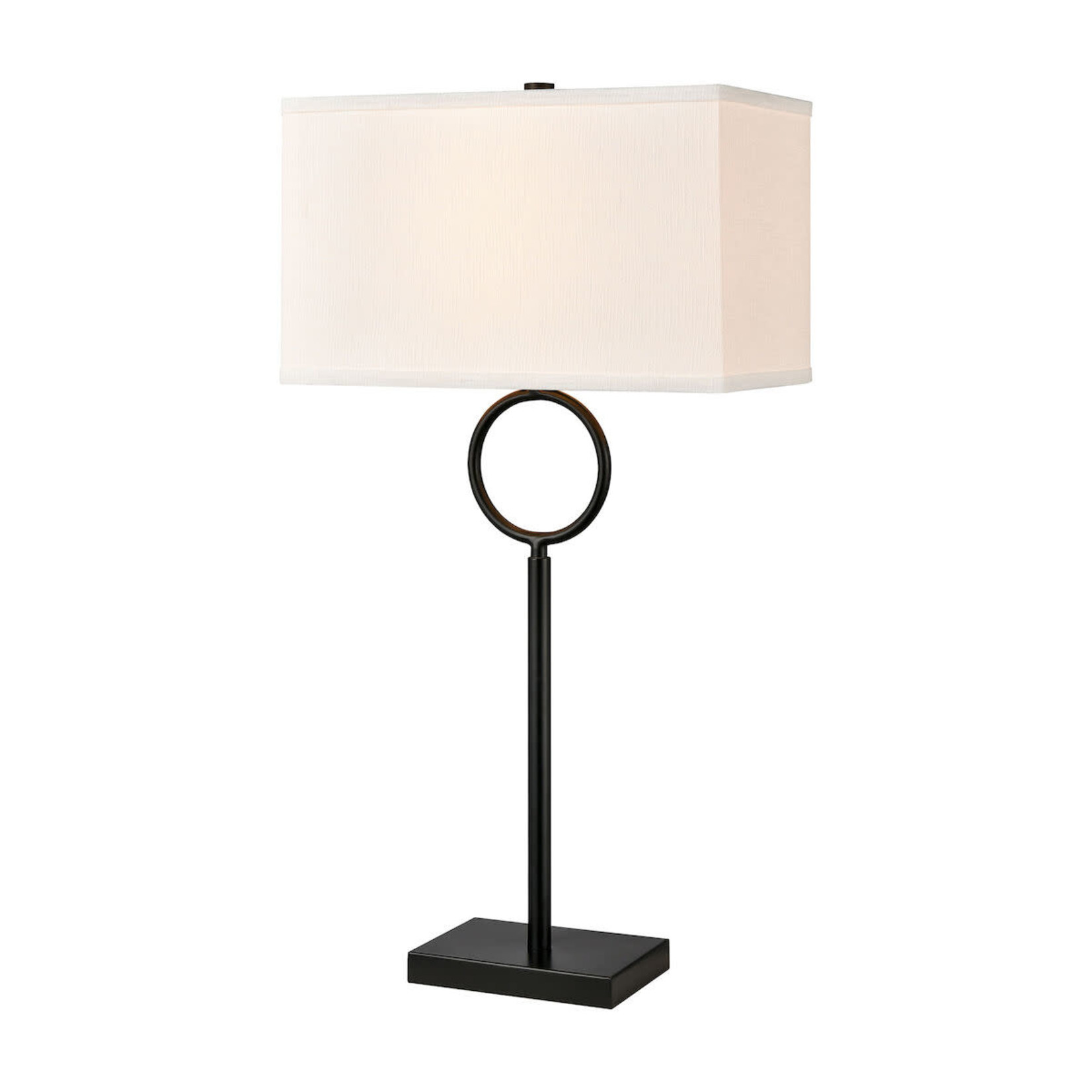 Black Circle Table Lamp