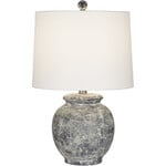 Anza Ceramic Round Stonewash Lamp- 21"