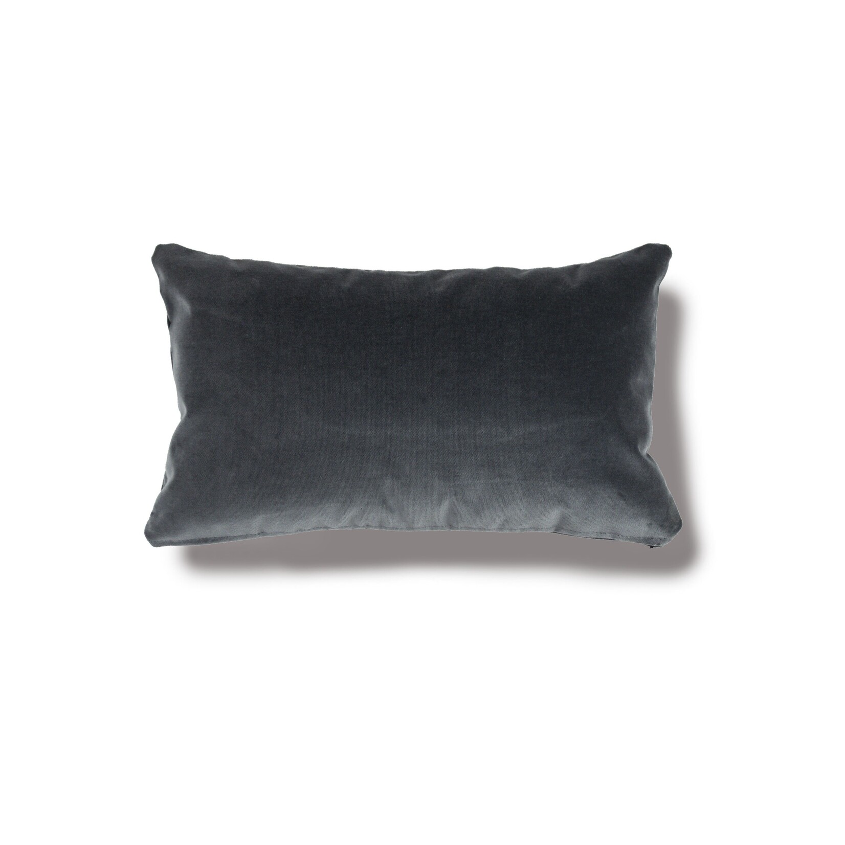 12x24 Slate Velvet Pillow