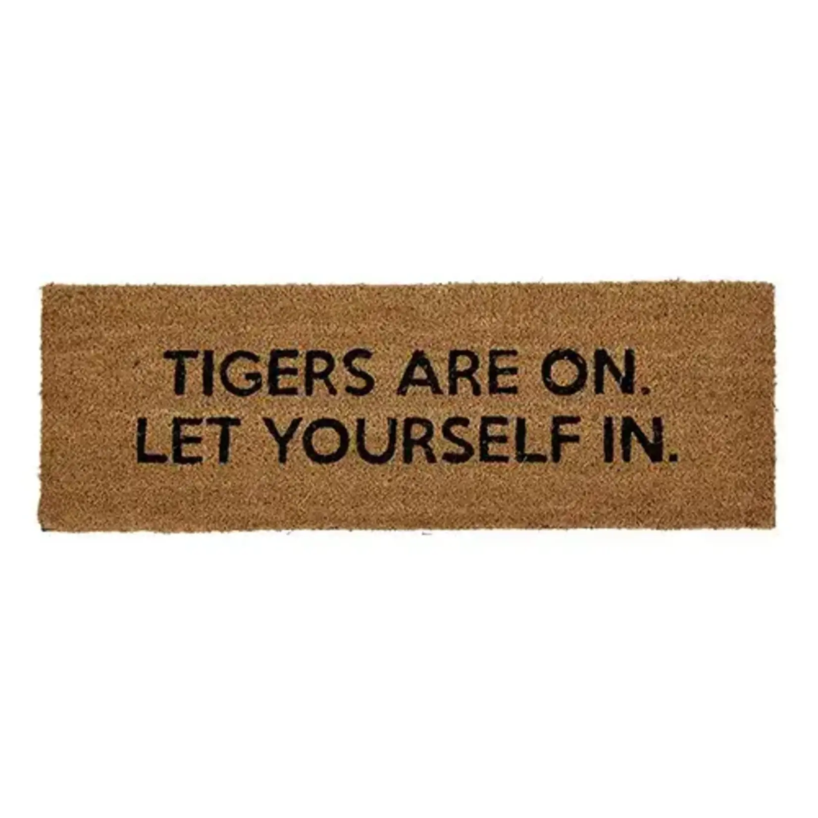 tigers are on let yourself in mat