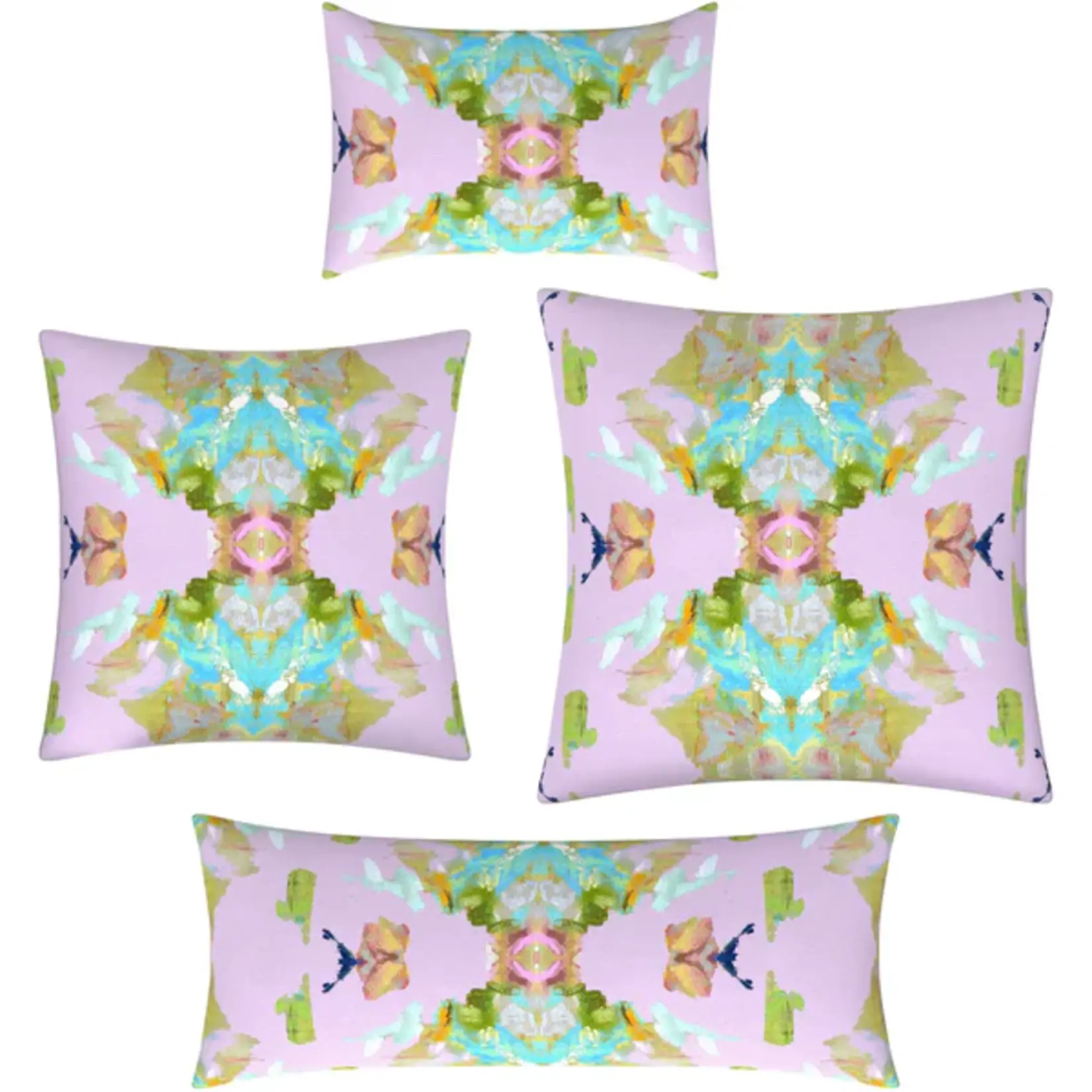 Stained Glass Lavendar 14x36  Pillow