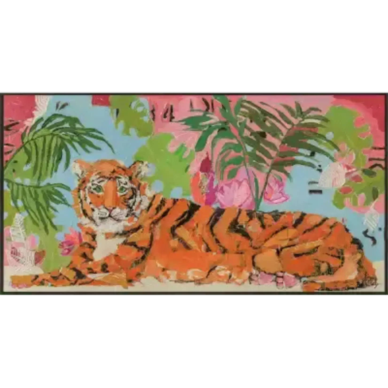 Tiger At Rest- 19x37