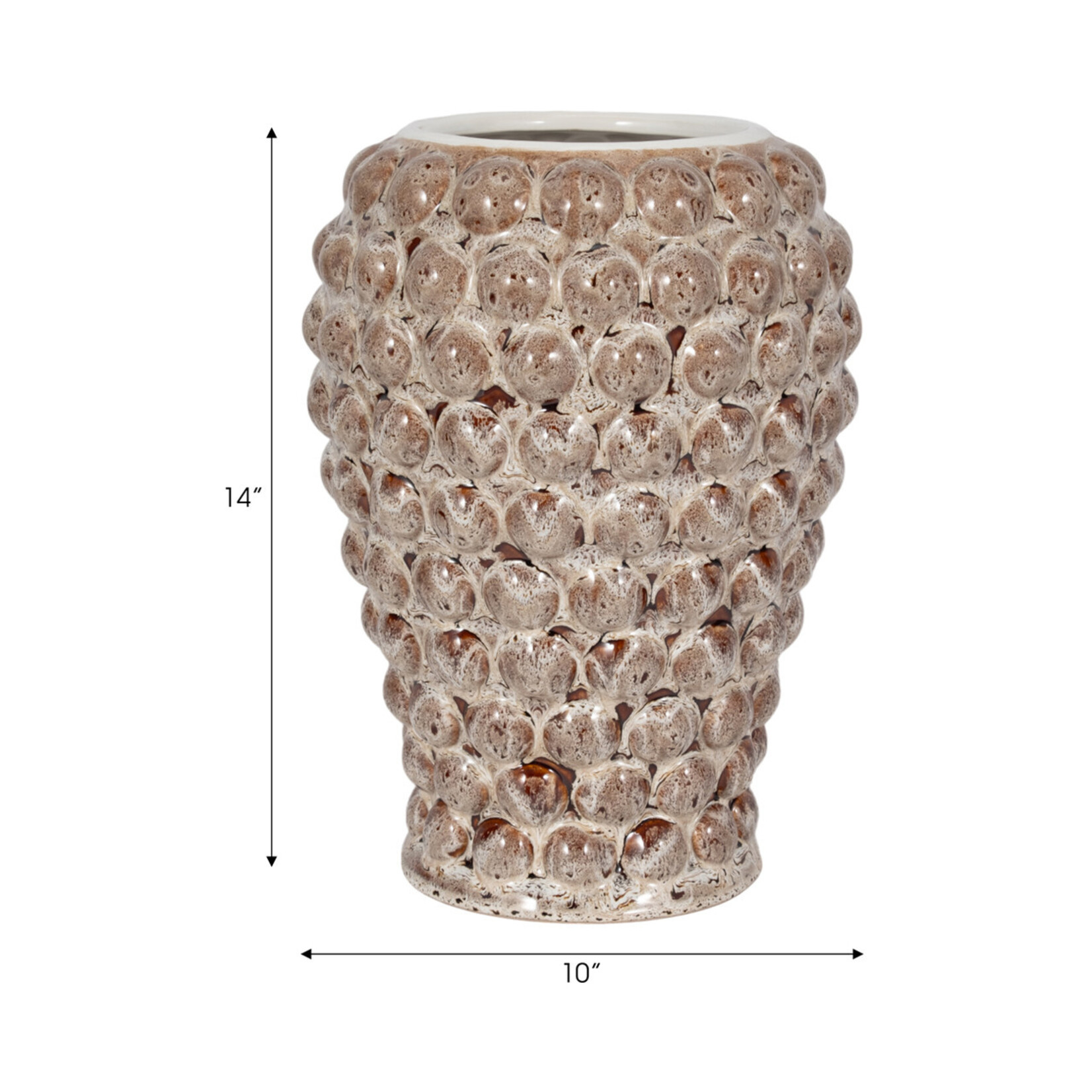 Atakora Bronze Vase- LG 14"