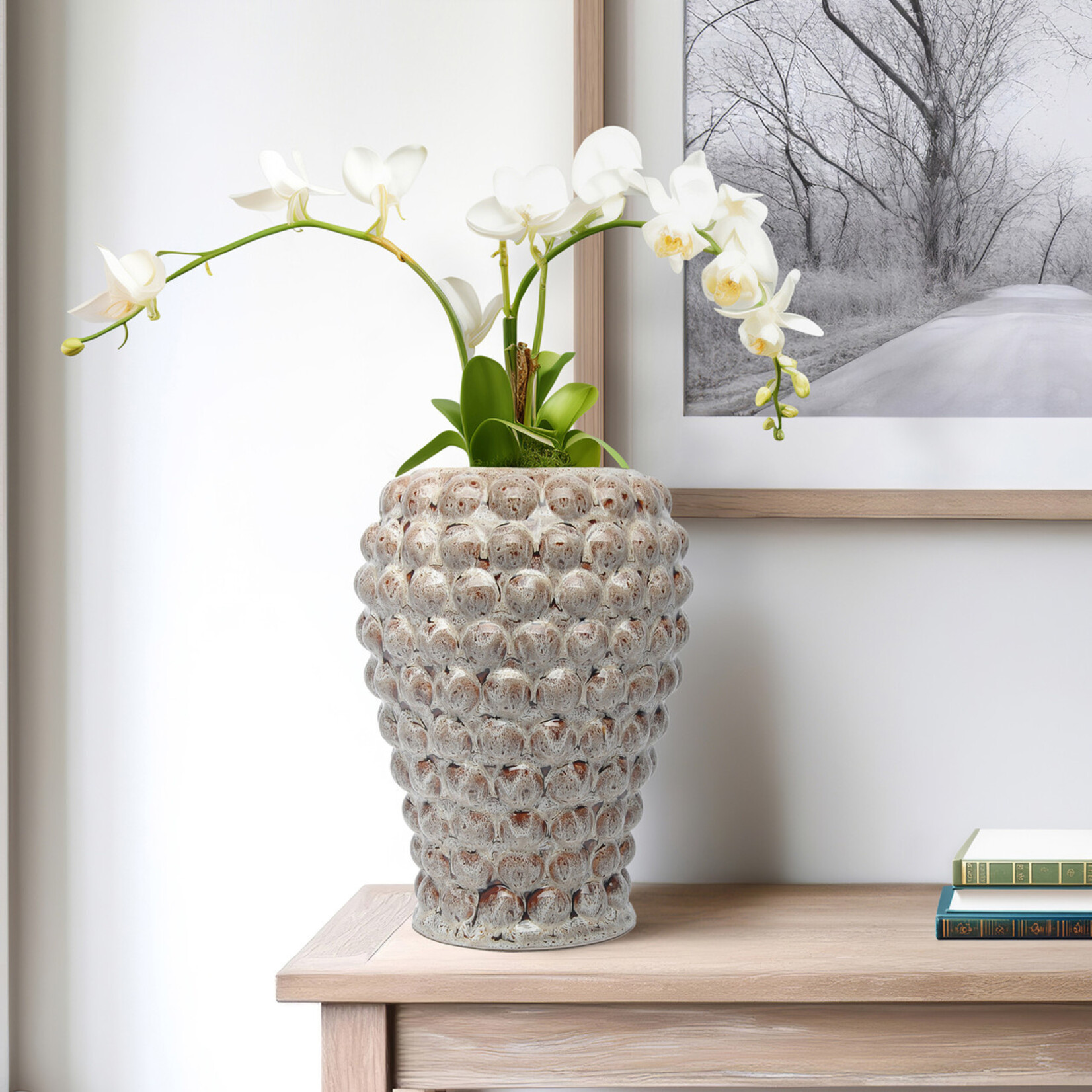 Atakora Bronze Vase- LG 14"